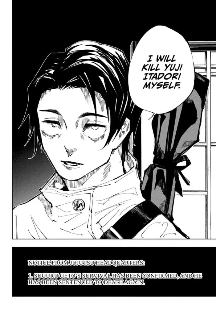 Jujutsu Kaisen Chapter 137