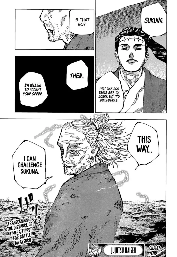 Jujutsu Kaisen Chapter 187