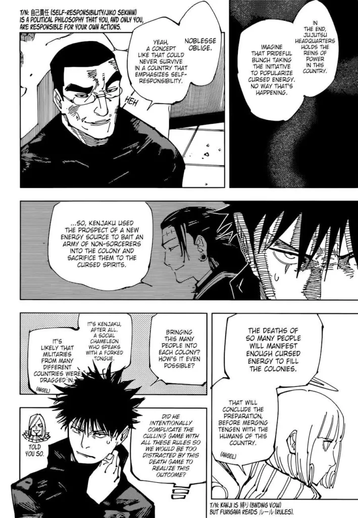 Jujutsu Kaisen Chapter 210
