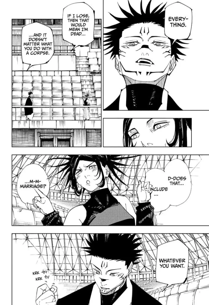 Jujutsu Kaisen Chapter 217