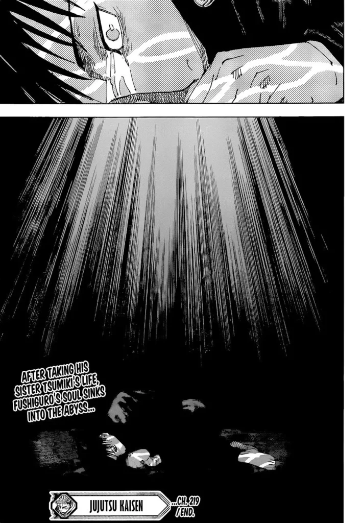 Jujutsu Kaisen Chapter 219