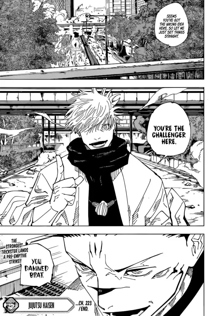 Jujutsu Kaisen Manga Chapter 223