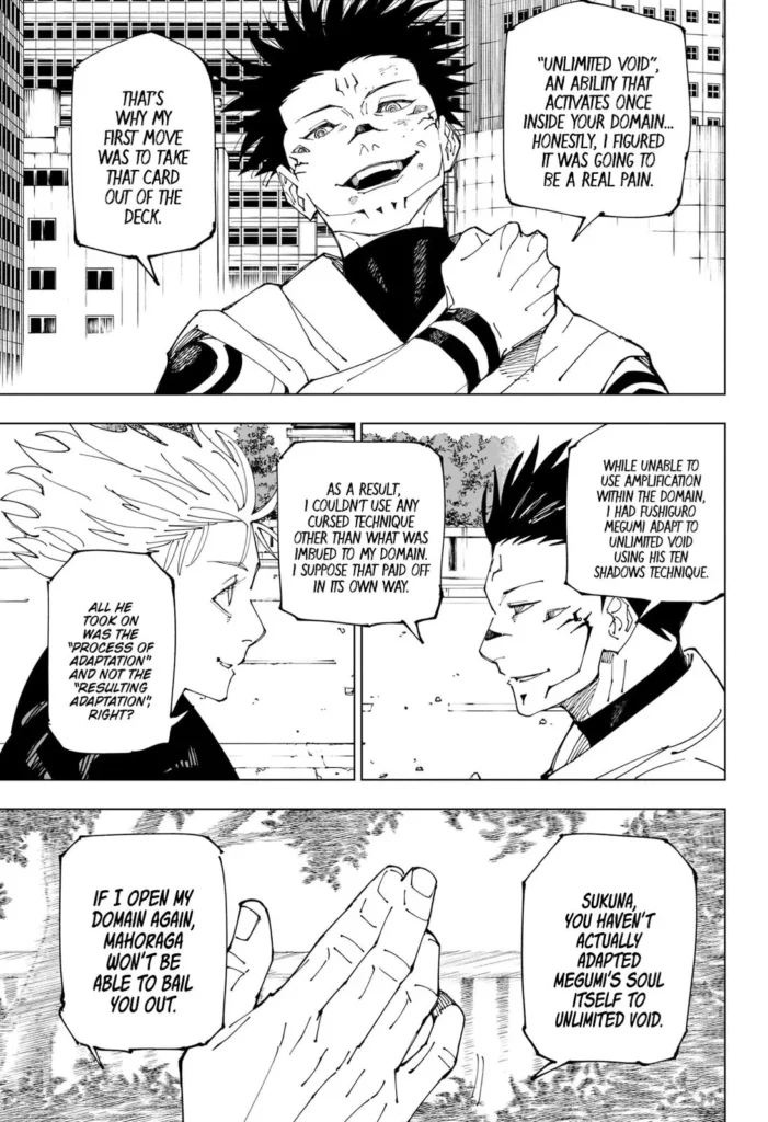Jujutsu Kaisen Chapter 230