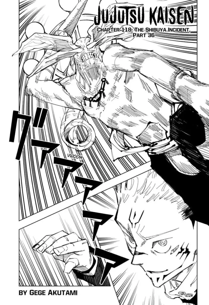 Jujutsu Kaisen Chapter 118