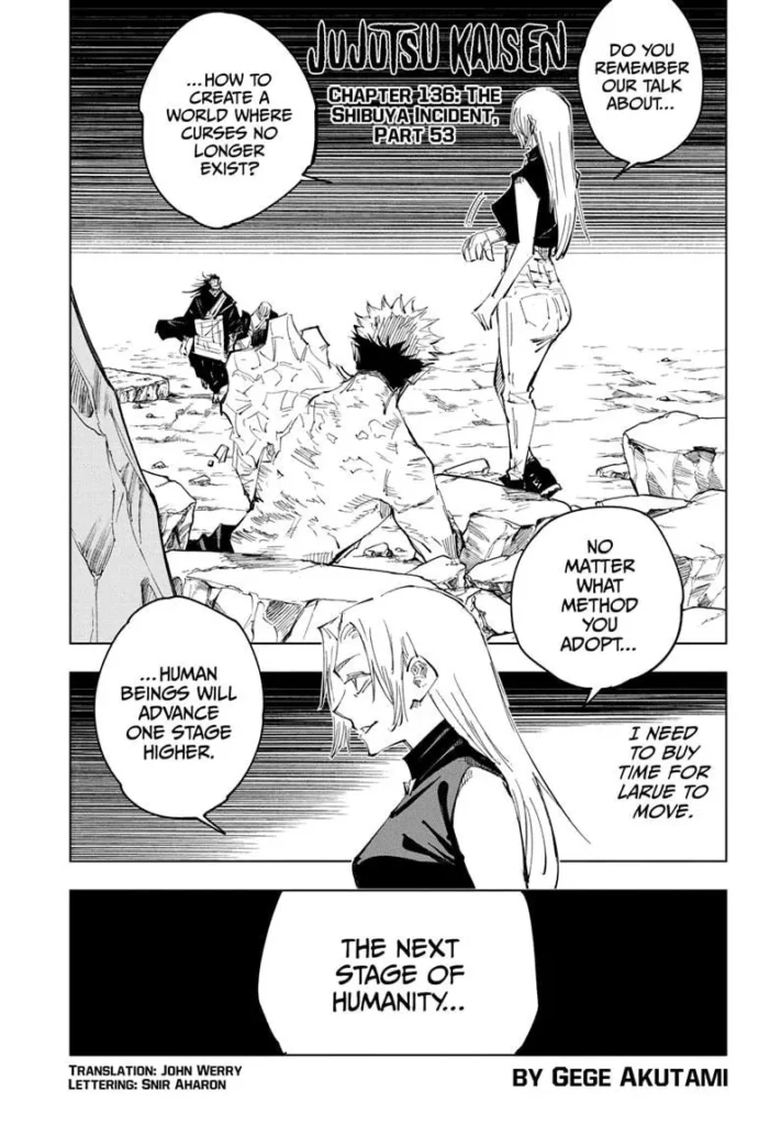 Jujutsu Kaisen Chapter 136