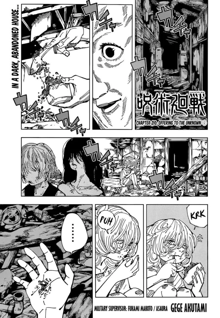 Jujutsu Kaisen Chapter 210