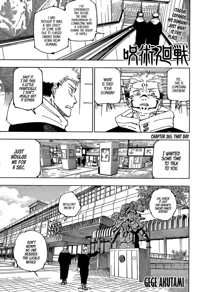 Jujutsu Kaisen Chapter 265