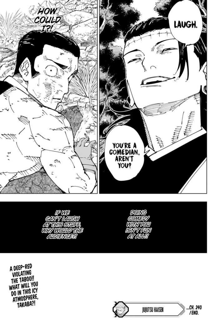 Jujutsu Kaisen Manga Chapter 240