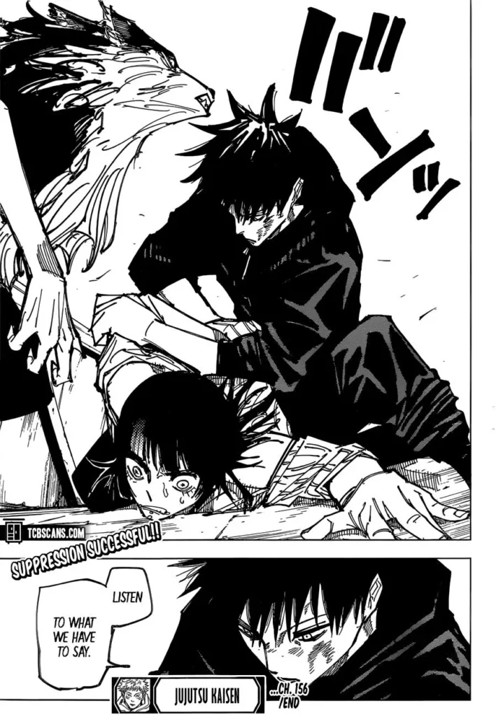 Jujutsu Kaisen Manga Chapter 156