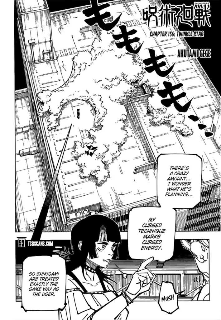 Jujutsu Kaisen Manga Chapter 156