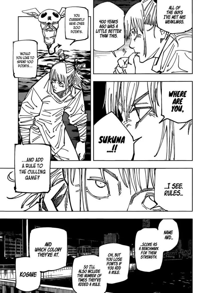 Jujutsu Kaisen Manga Chapter 158