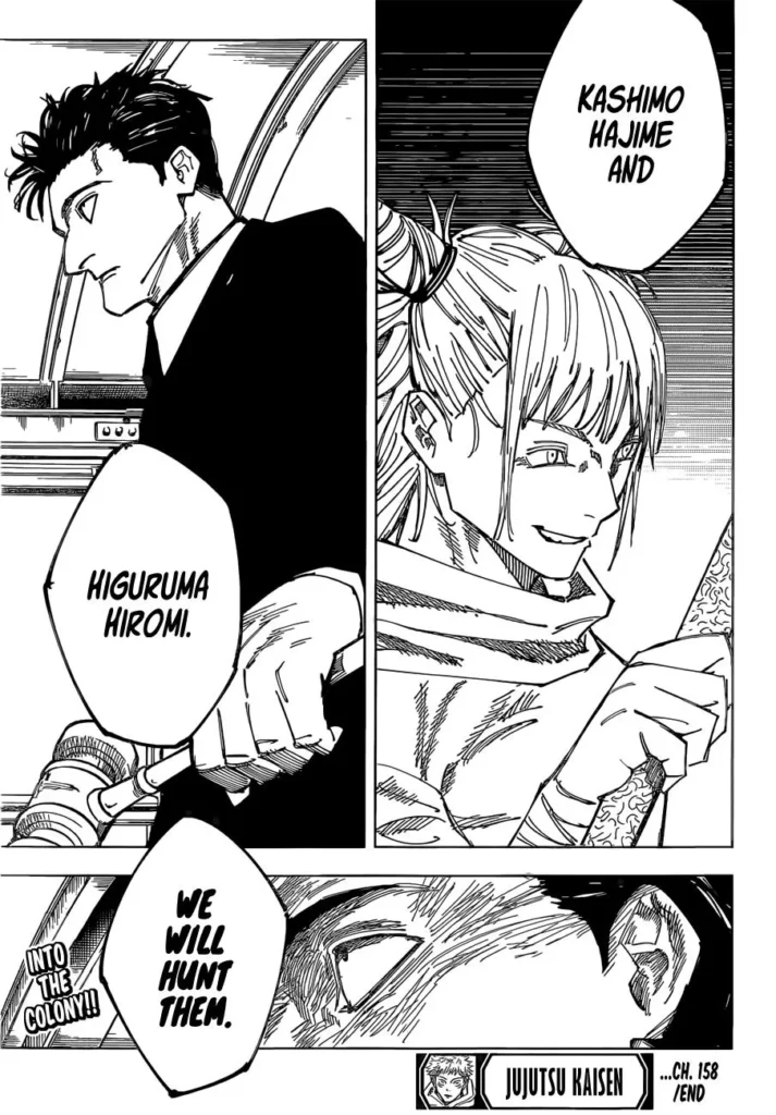 Jujutsu Kaisen Manga Chapter 158