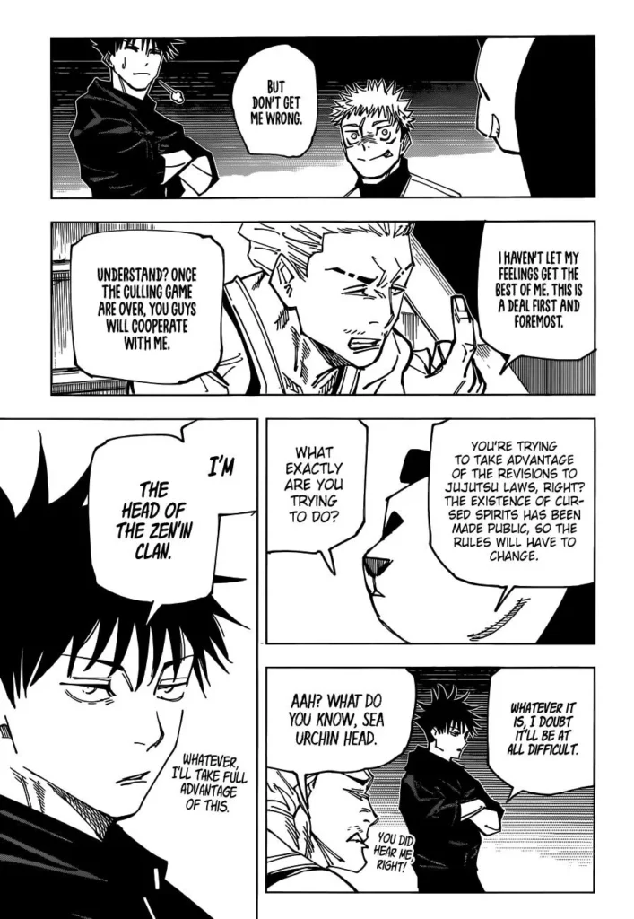 Jujutsu Kaisen Manga Chapter 158