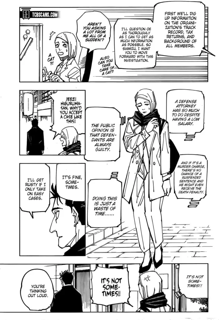 Jujutsu Kaisen Manga Chapter 159
