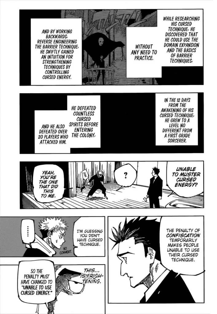 Jujutsu Kaisen Manga Chapter 165