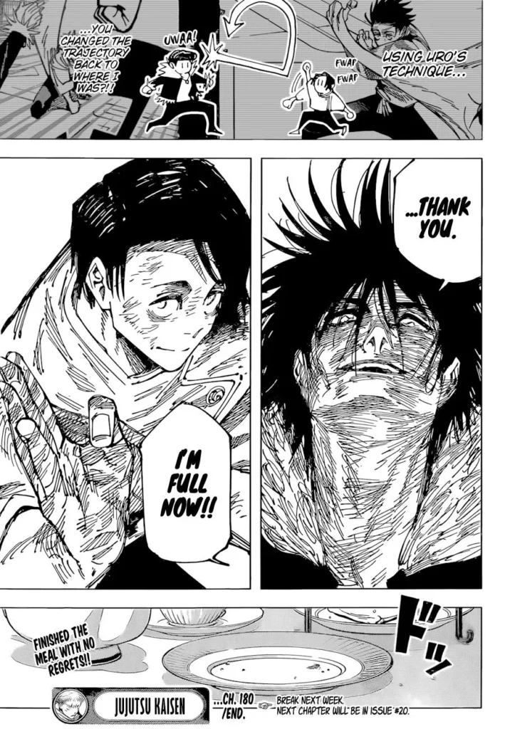 Jujutsu Kaisen Manga Chapter 180