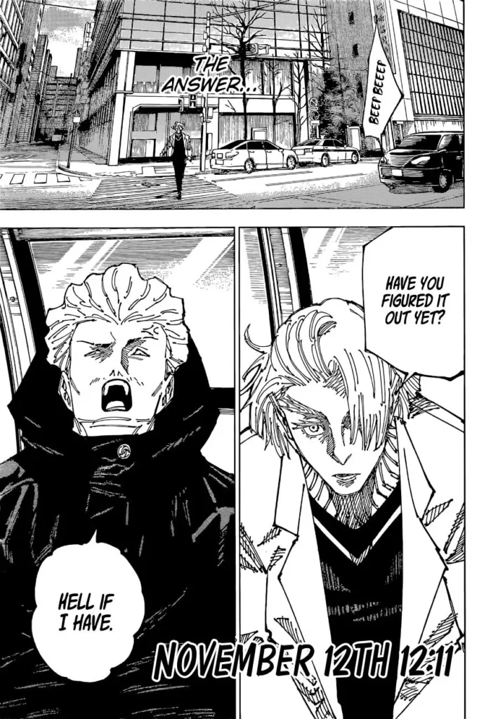 Jujutsu Kaisen Manga Chapter 181