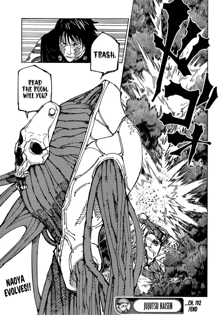 Jujutsu Kaisen Manga Chapter 192