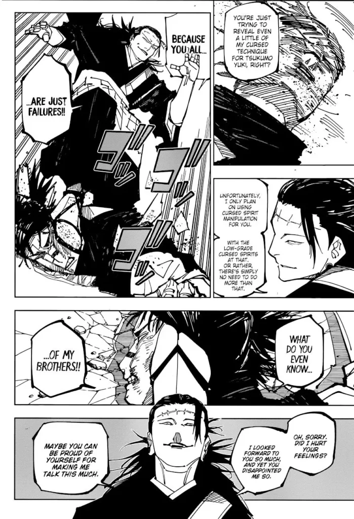 Read Jujutsu Kaisen Manga Chapter 203 – Choso Awakens New Power