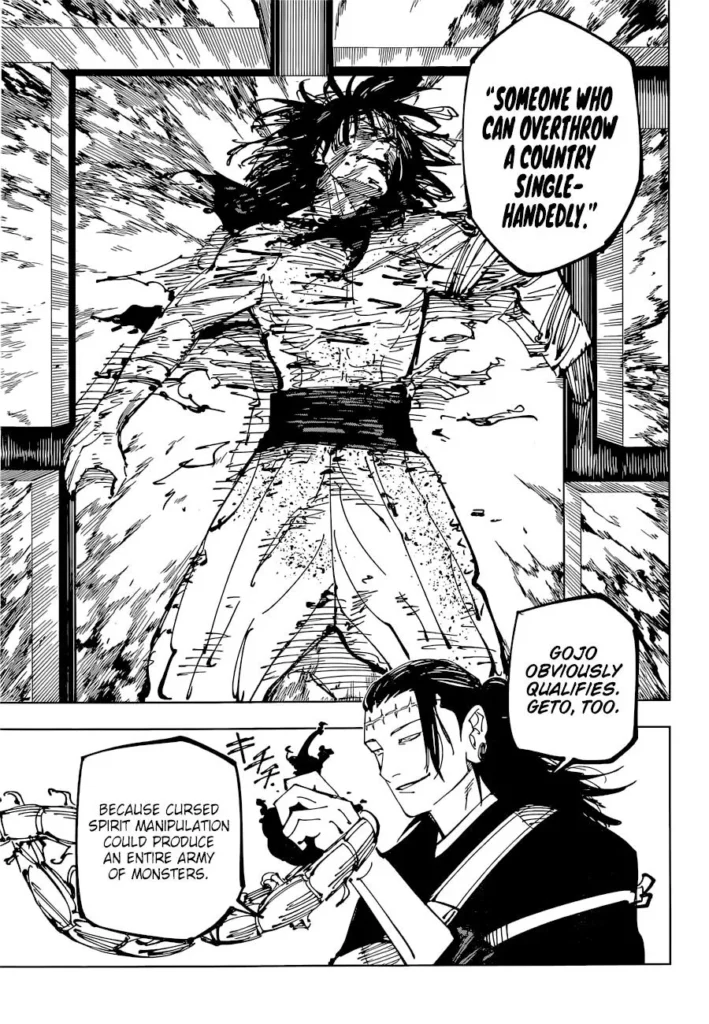 Read Jujutsu Kaisen Manga Chapter 203 – Choso Awakens New Power
