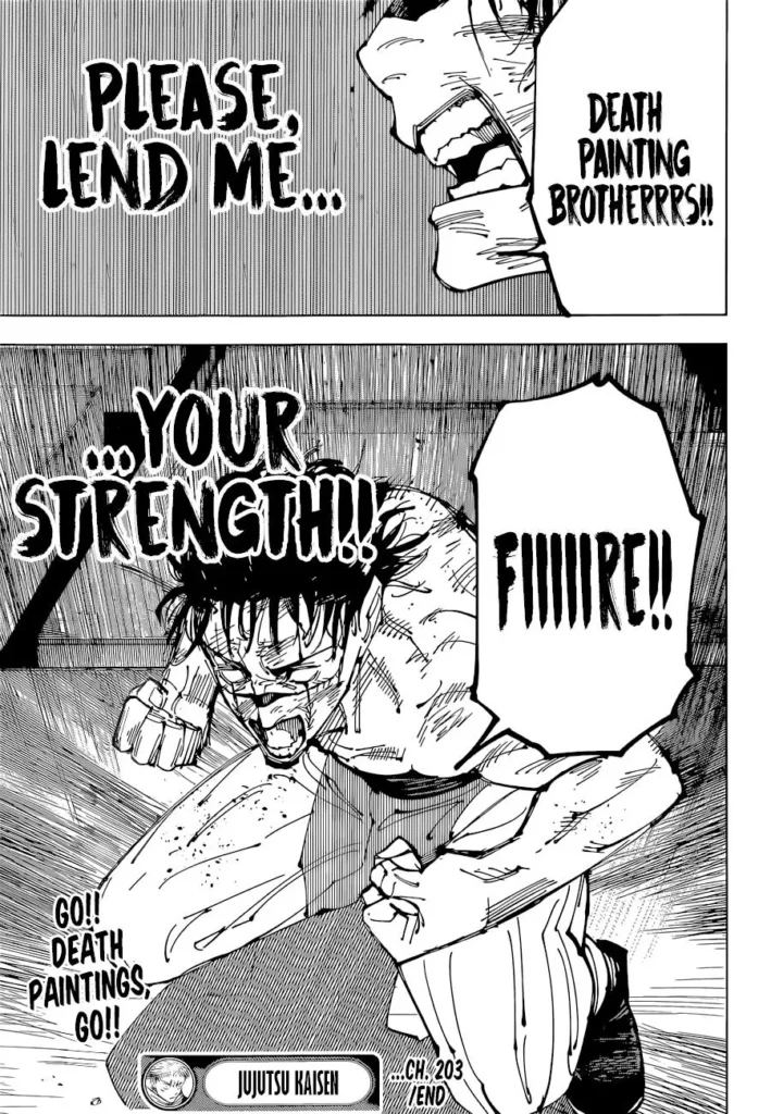 Read Jujutsu Kaisen Manga Chapter 203 – Choso Awakens New Power