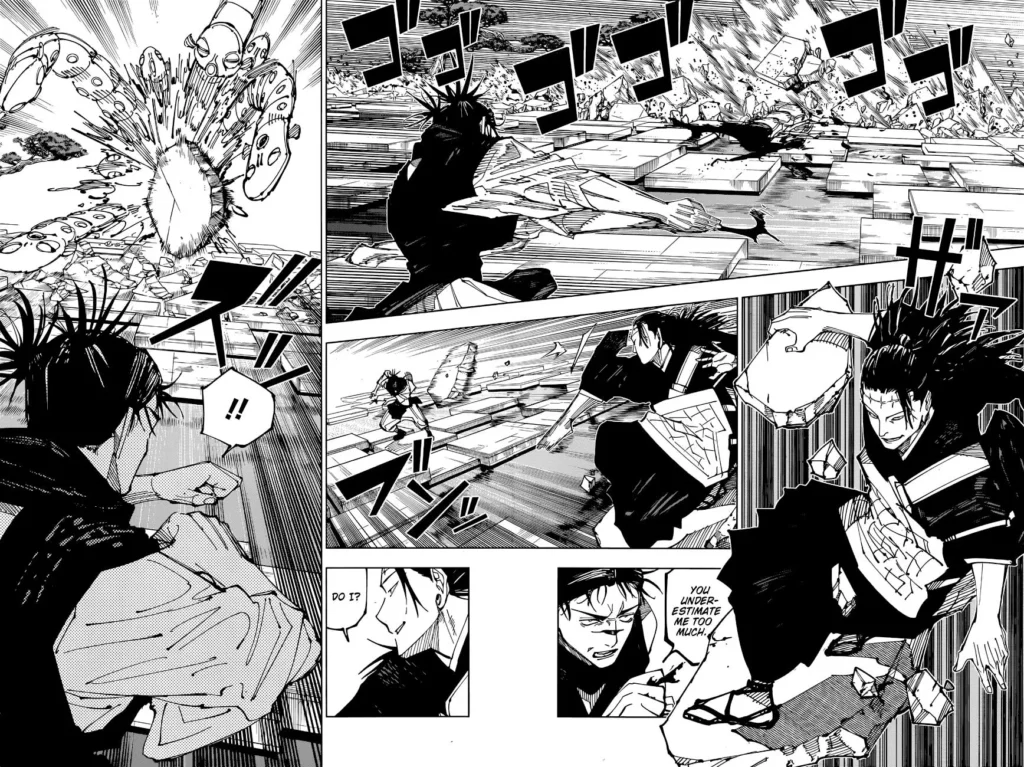 Read Jujutsu Kaisen Manga Chapter 203 – Choso Awakens New Power