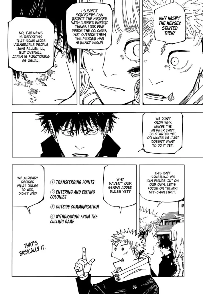 Jujutsu Kaisen Manga Chapter 211