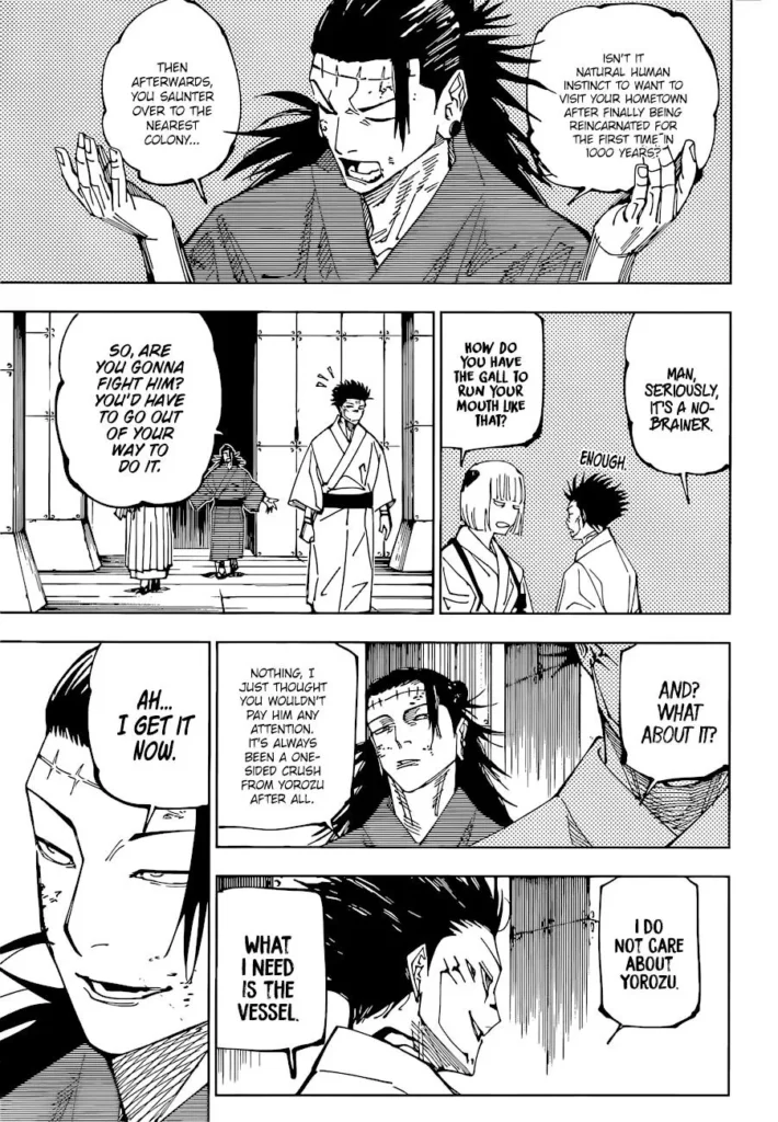 Jujutsu Kaisen manga chapter 216