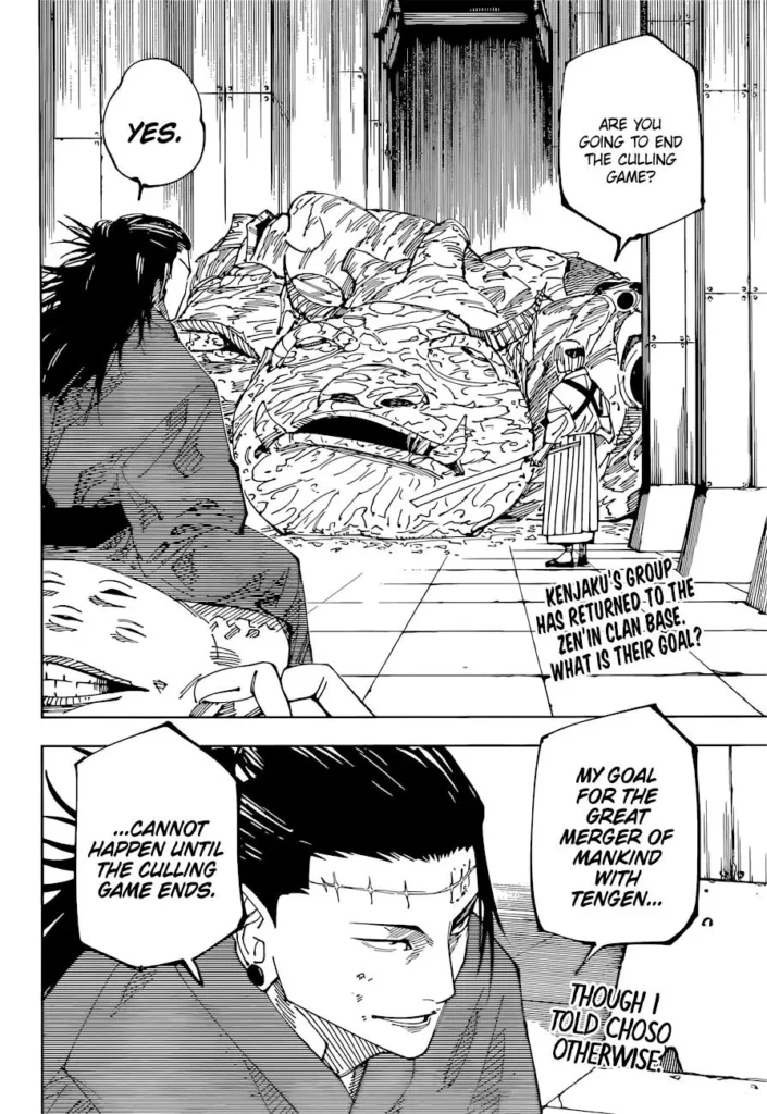 Jujutsu Kaisen manga chapter 216