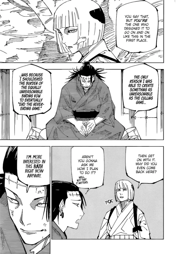Jujutsu Kaisen manga chapter 216