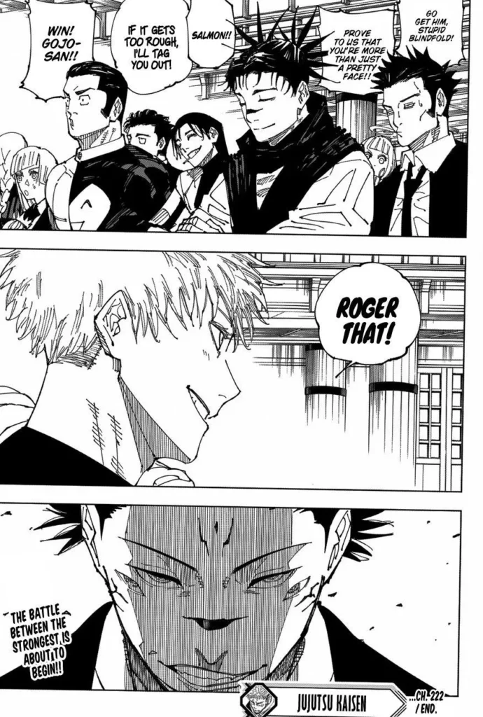 Jujutsu Kaisen Manga Chapter 222