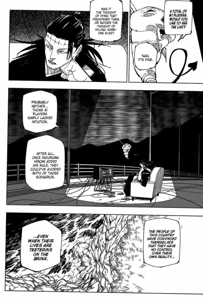 Jujutsu Kaisen Manga Chapter 222