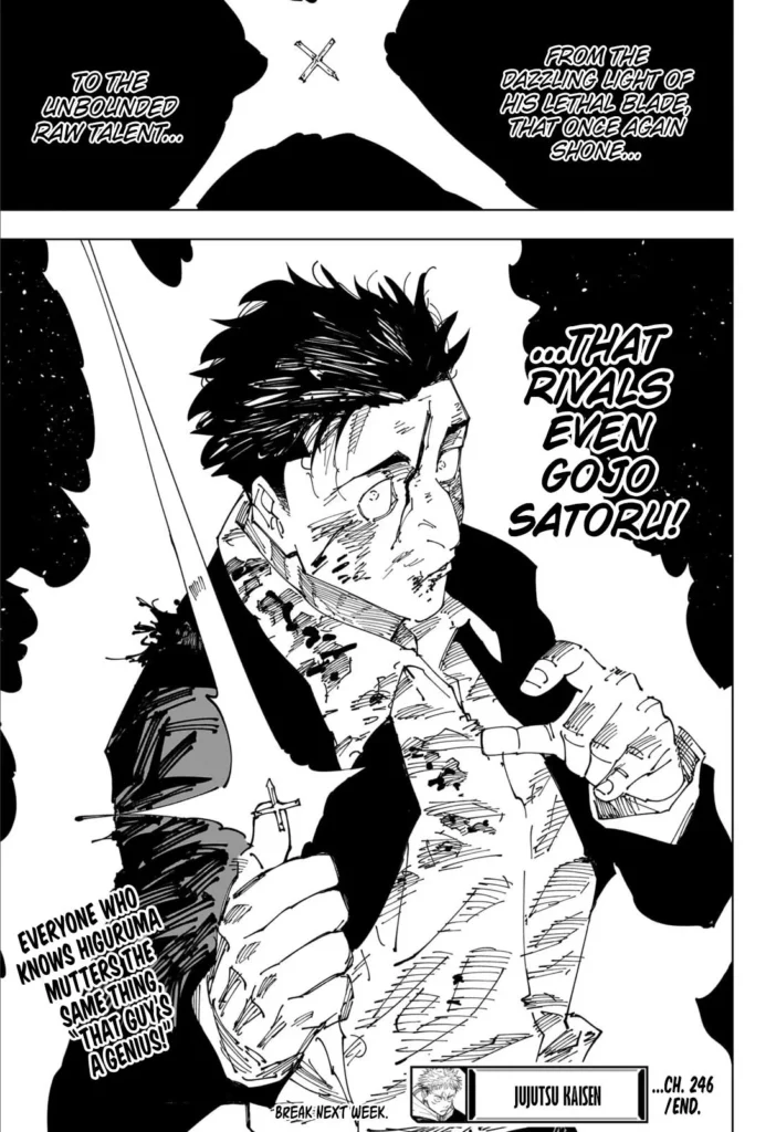 Jujutsu Kaisen Manga Chapter 246