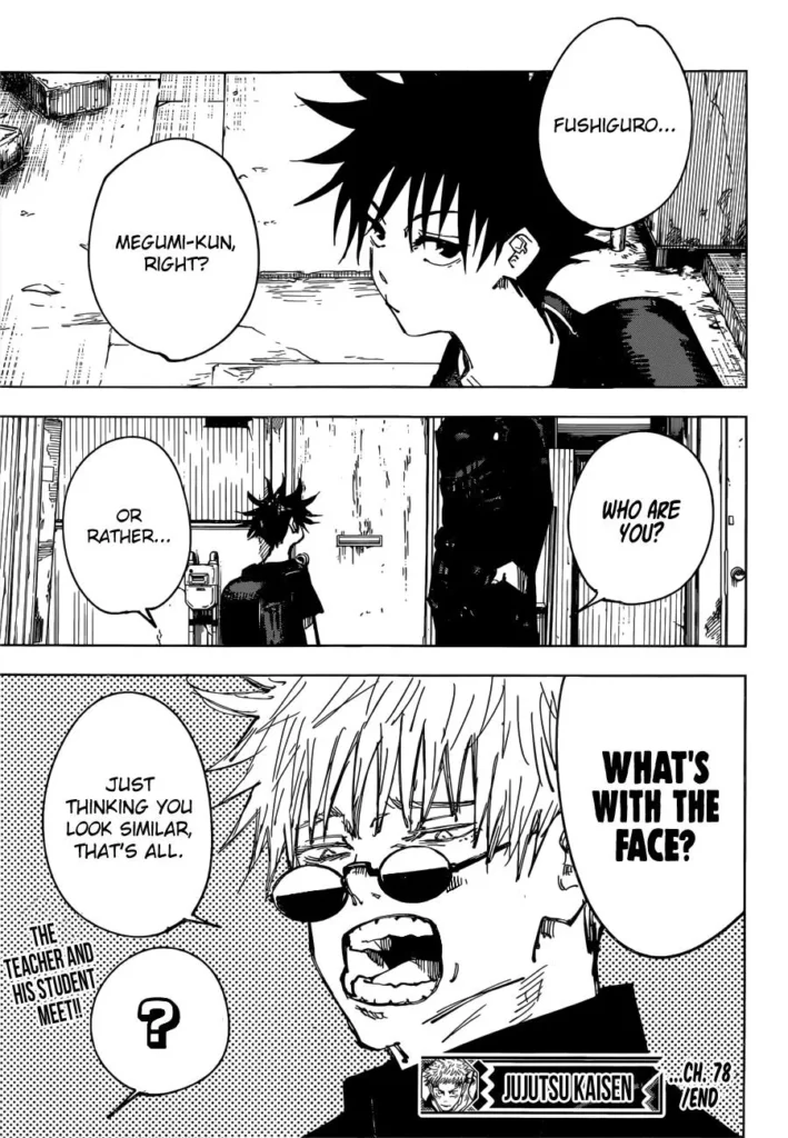 Jujutsu Kaisen Manga Chapter 78