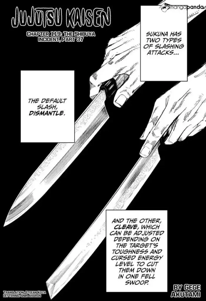 Jujutsu Kaisen Chapter 119