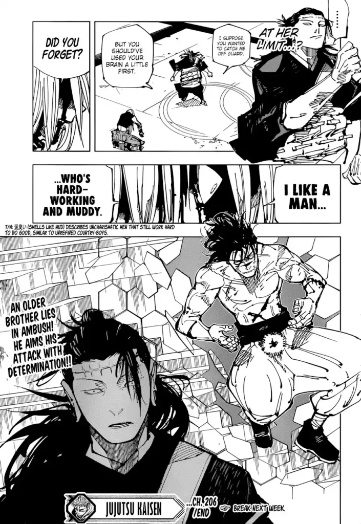 Jujutsu Kaisen Chapter 206