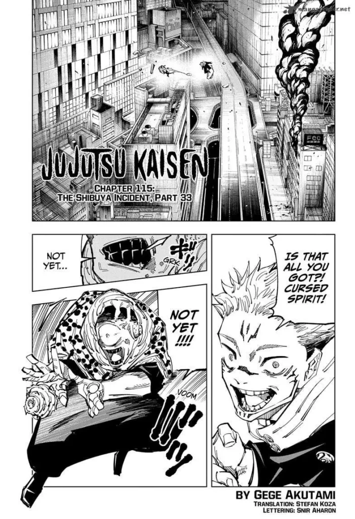 Jujutsu Kaisen Chapter 115