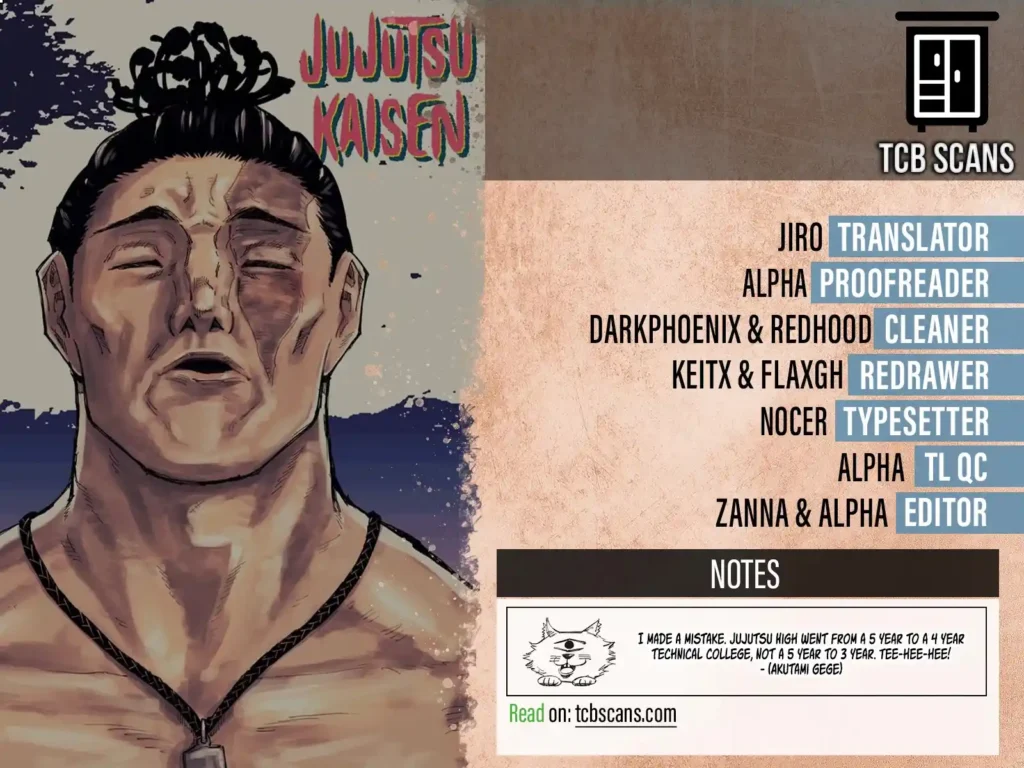Jujutsu Kaisen Chapter 259