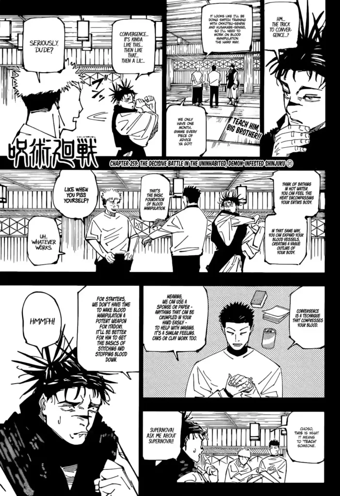 Jujutsu Kaisen Chapter 259