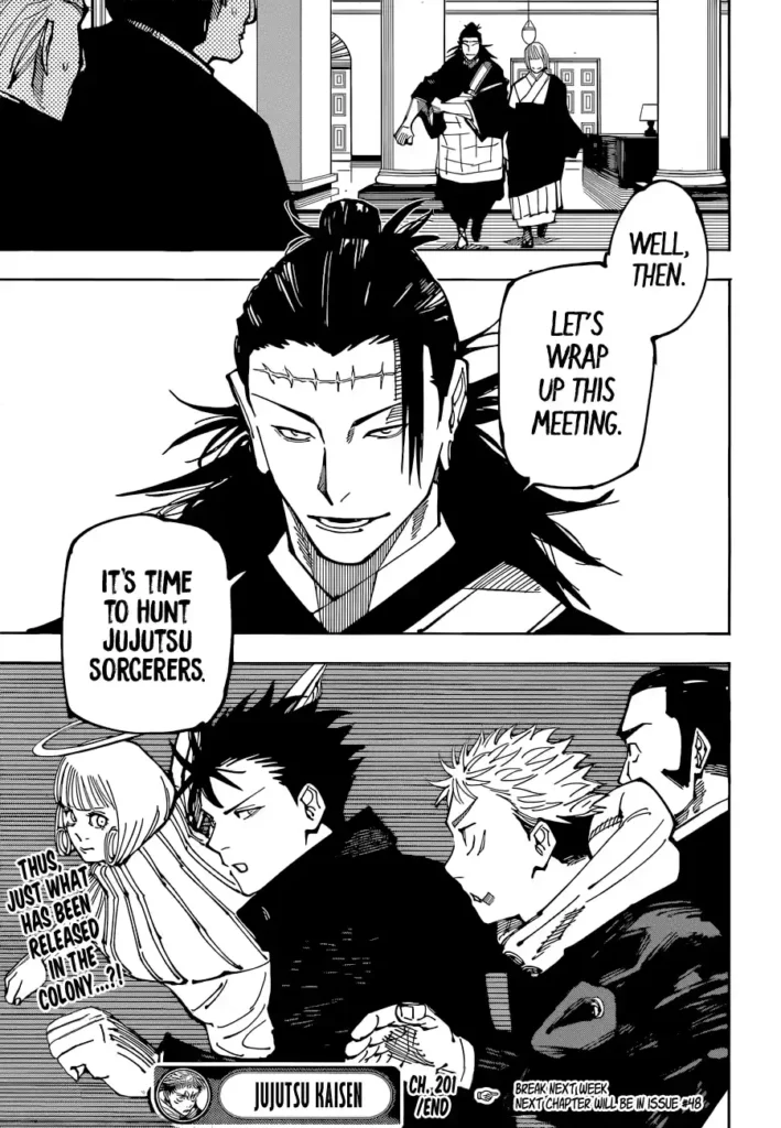 Jujutsu Kaisen Chapter 201