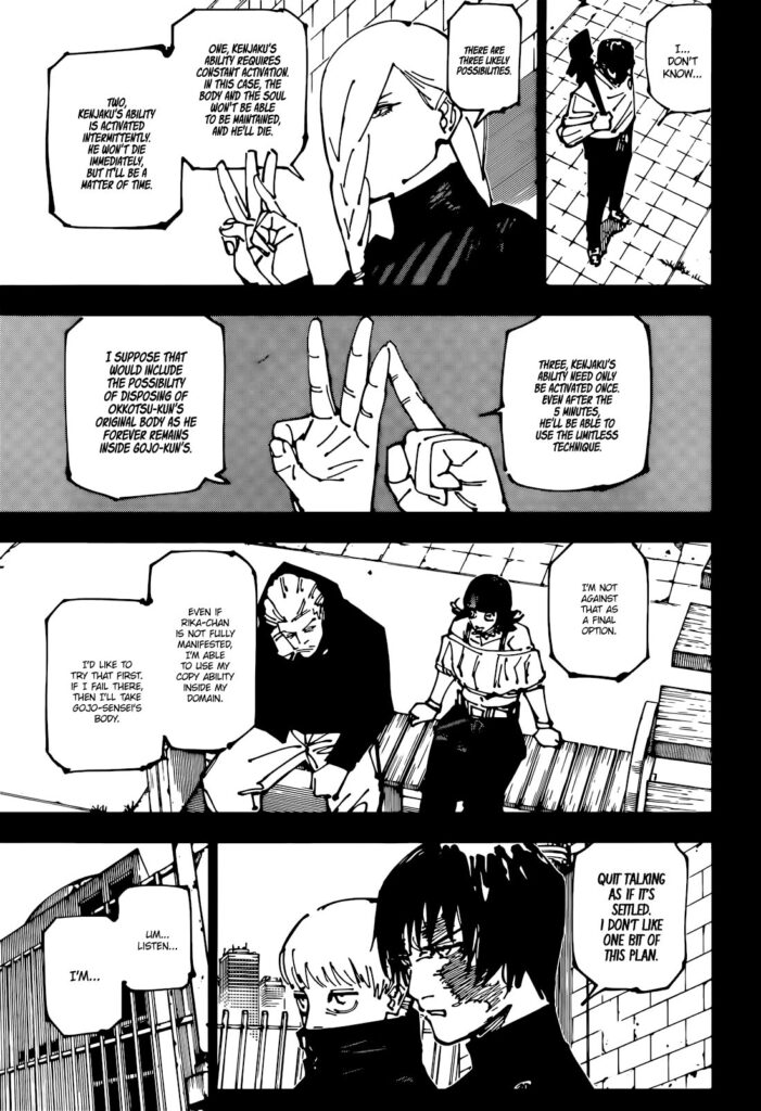 Jujutsu Kaisen Chapter 261