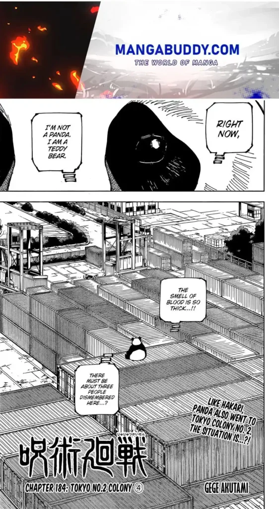 Jujutsu Kaisen Chapter 184