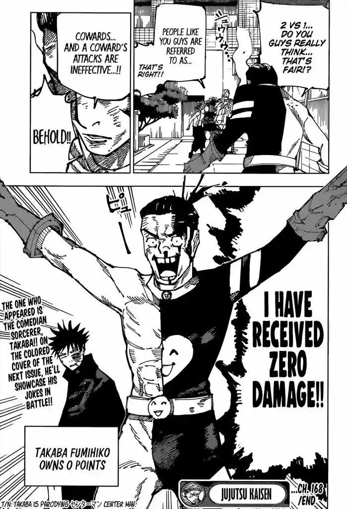 Jujutsu Kaisen Chapter 168