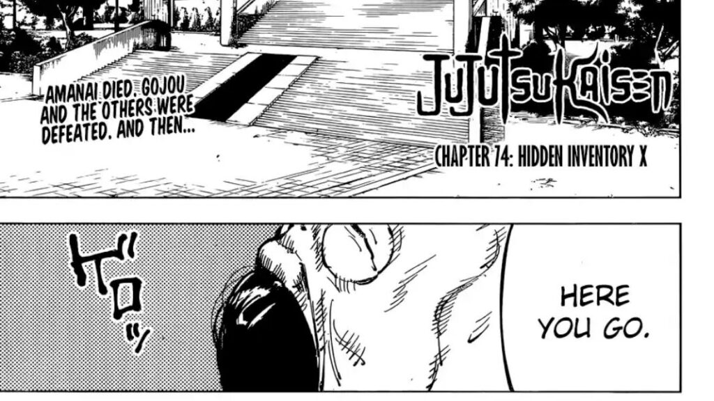 Jujutsu Kaisen Chapter 74