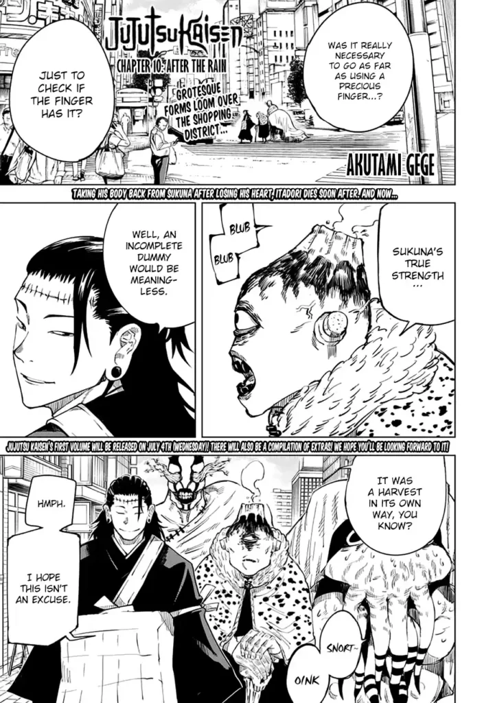 Jujutsu Kaisen Chapter 10