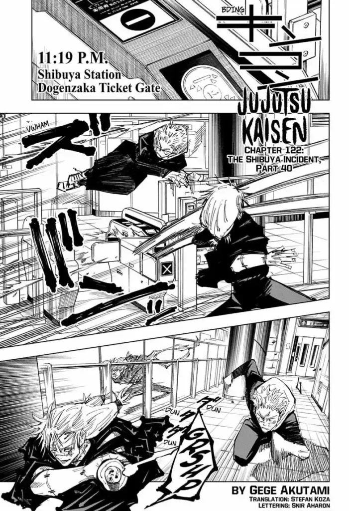 Jujutsu Kaisen Chapter 122