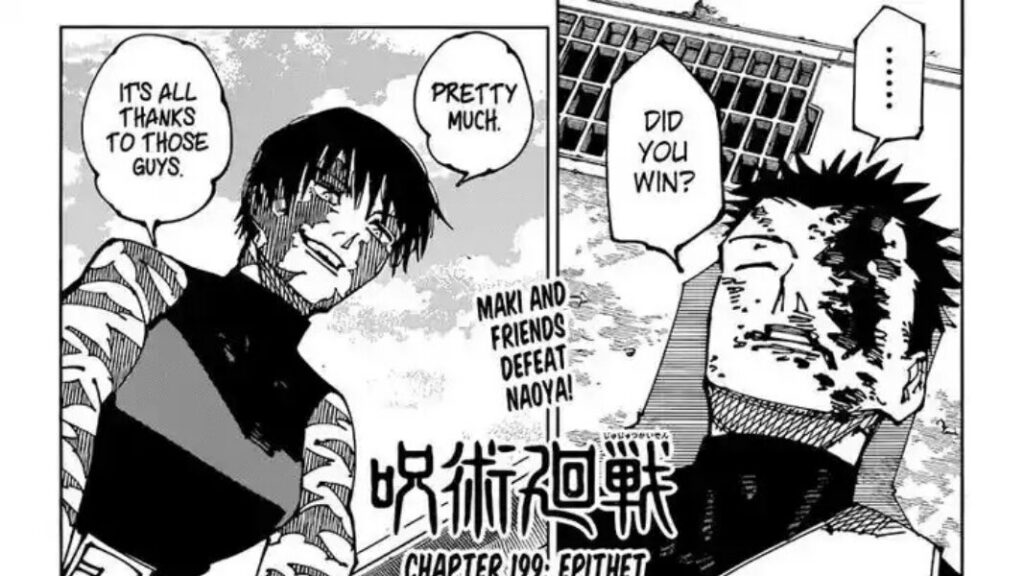 Jujutsu Kaisen Chapter 199