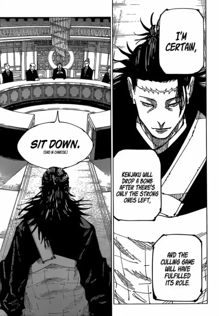 Jujutsu Kaisen Chapter 167