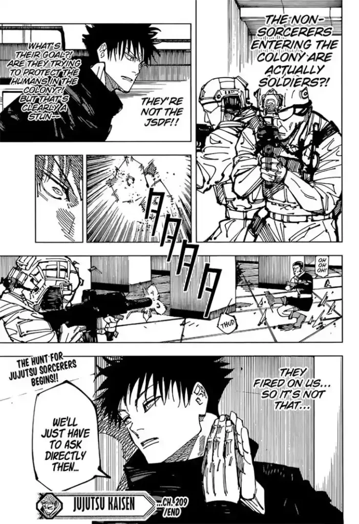 Jujutsu Kaisen Chapter 209