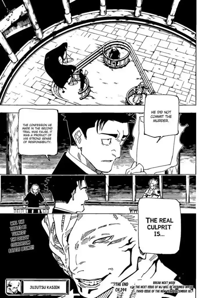 Jujutsu Kaisen Chapter 244